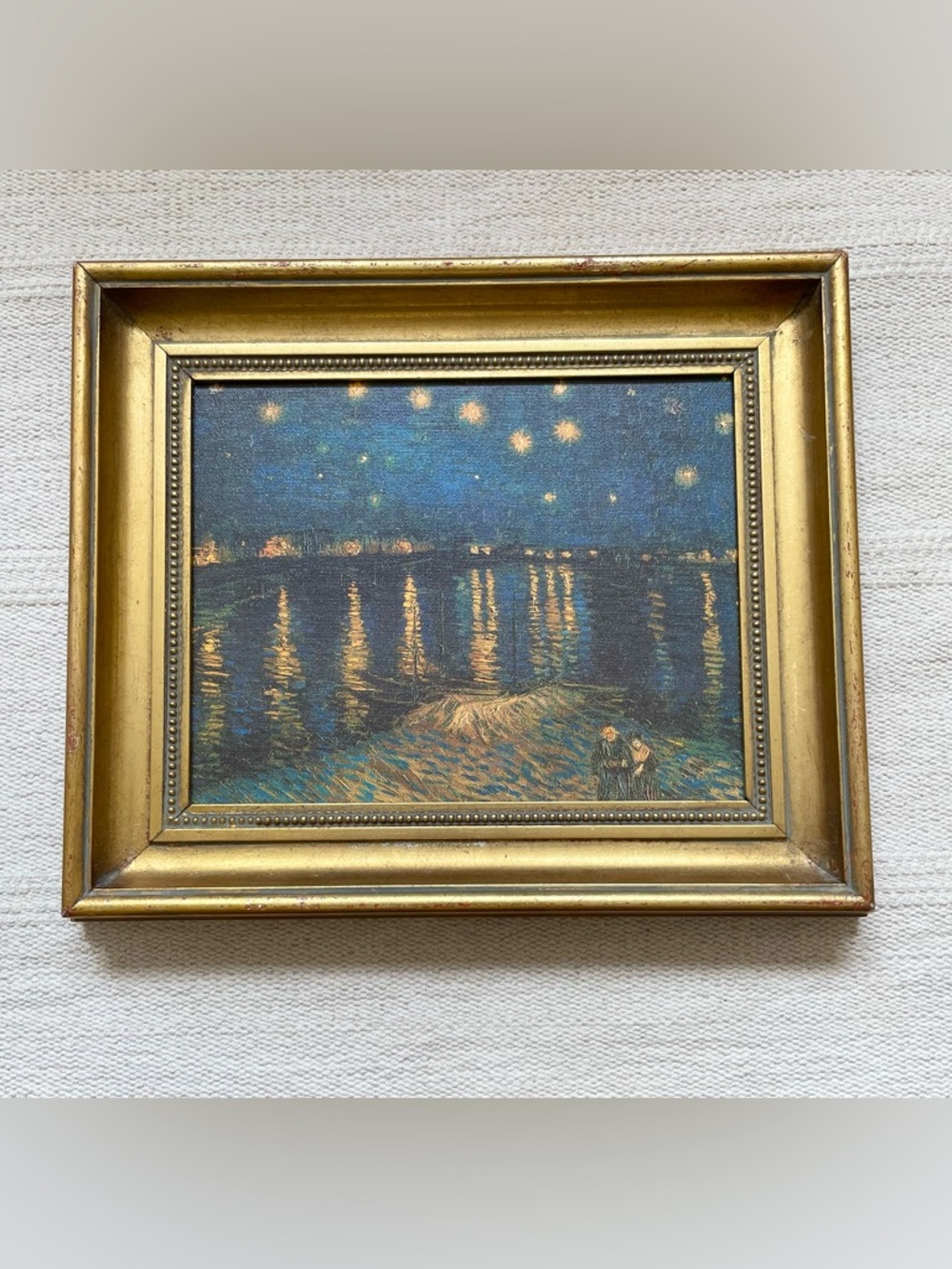 The Masterpiece Collection Reproduction On Canvas “Starry Night Over The Rhone”
